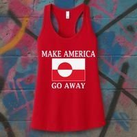 Make America Go Away MAGA Greenland Women's Tank Top thumb 3