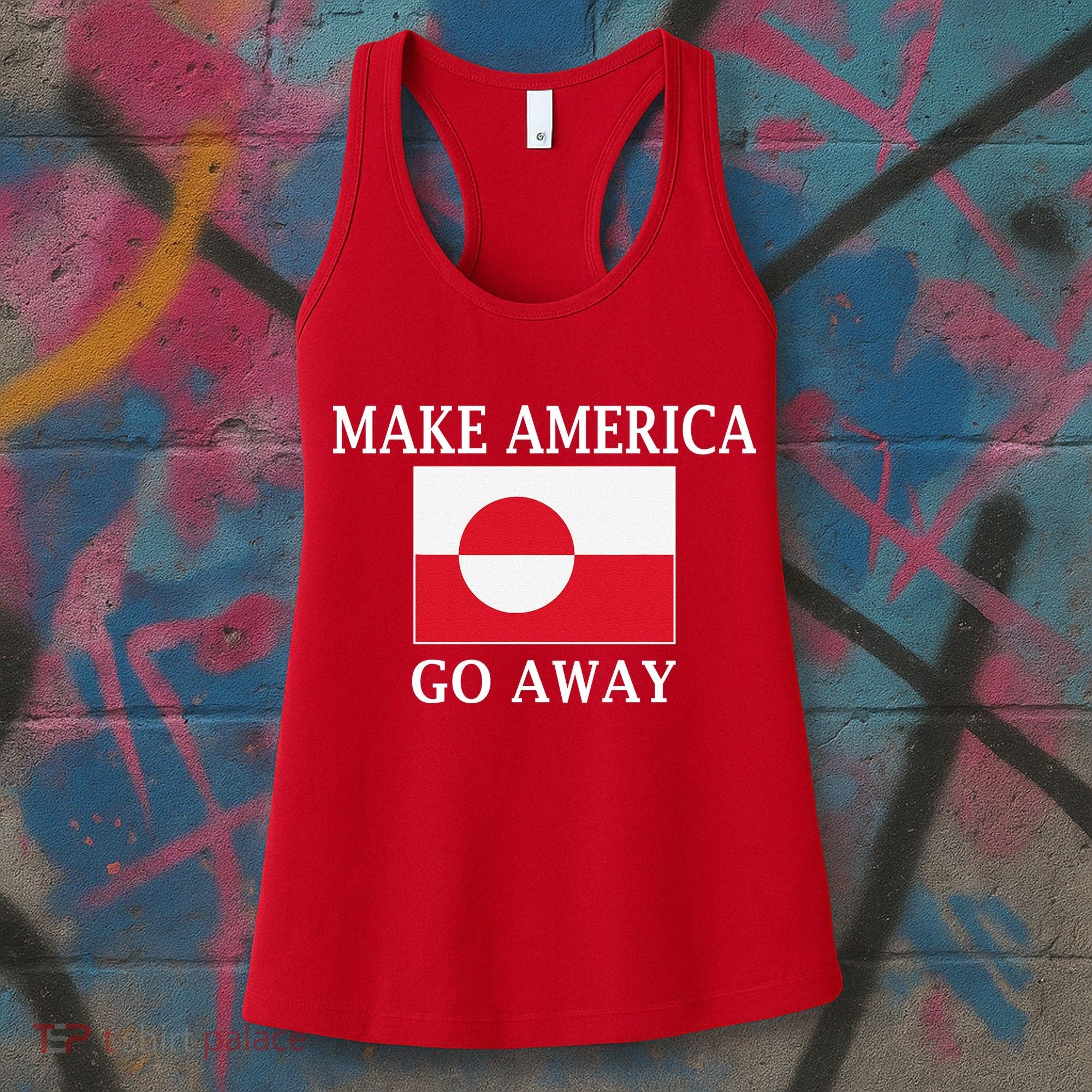 Make America Go Away MAGA Greenland Women's Tank Top
