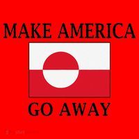 Make America Go Away MAGA Greenland Santa Hat thumb 1