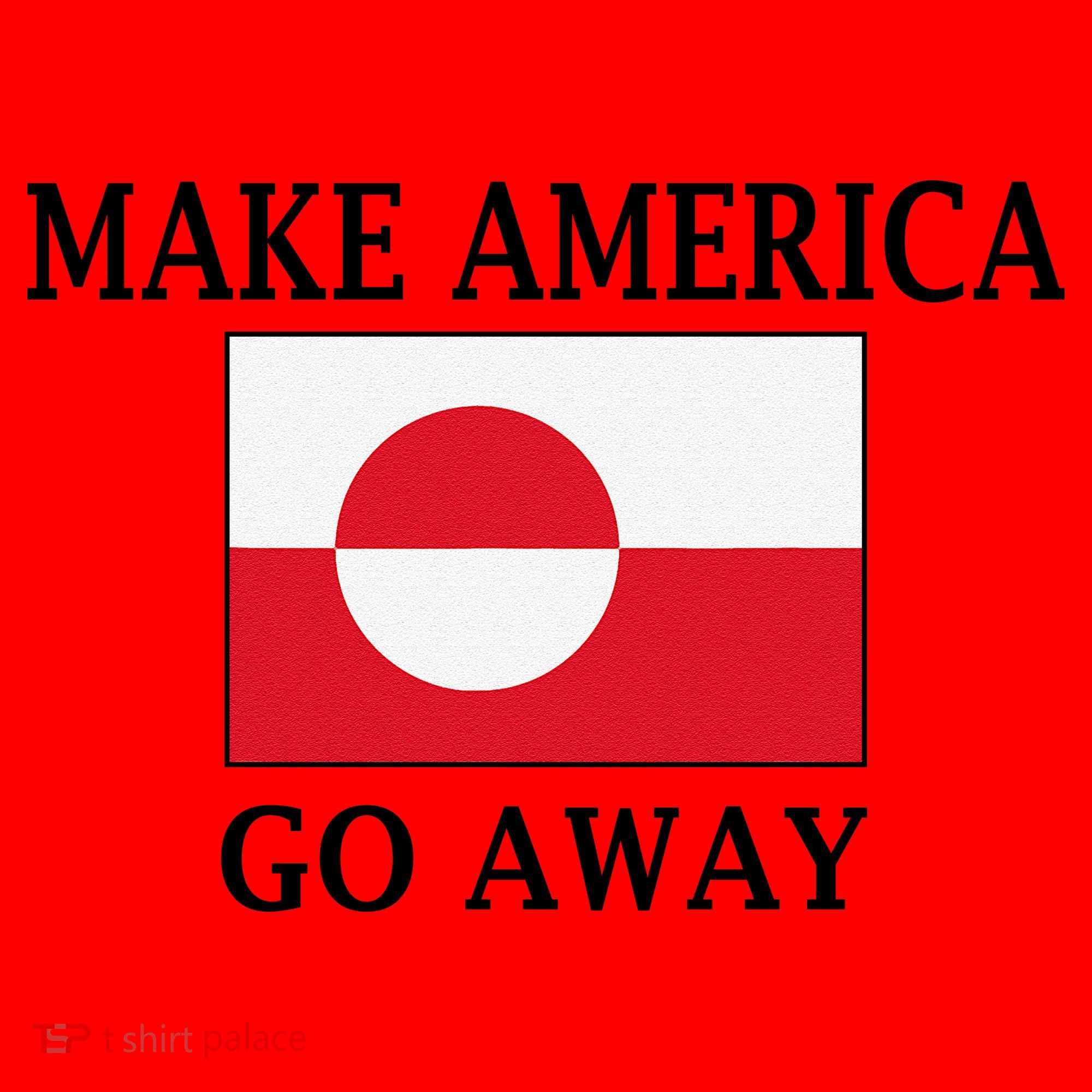 Make America Go Away MAGA Greenland Santa Hat