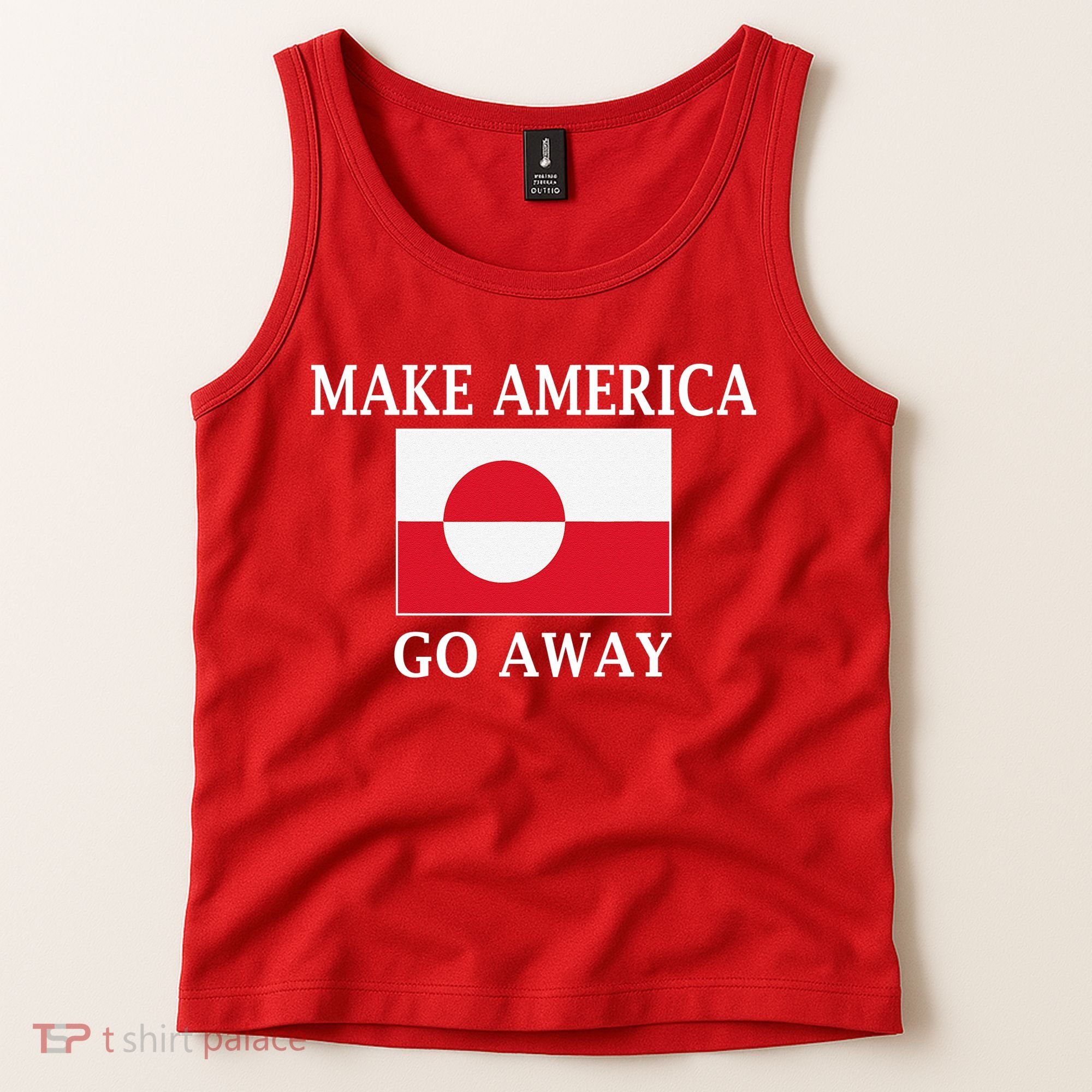 Make America Go Away MAGA Greenland Tank Top