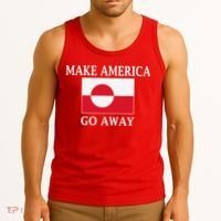 Make America Go Away MAGA Greenland Tank Top thumb 3
