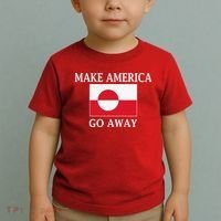 Make America Go Away MAGA Greenland Toddler T-Shirt thumb 2