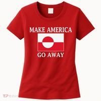 Make America Go Away MAGA Greenland Women's T-Shirt thumb 0