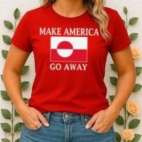 Make America Go Away MAGA Greenland Women's T-Shirt thumb 2