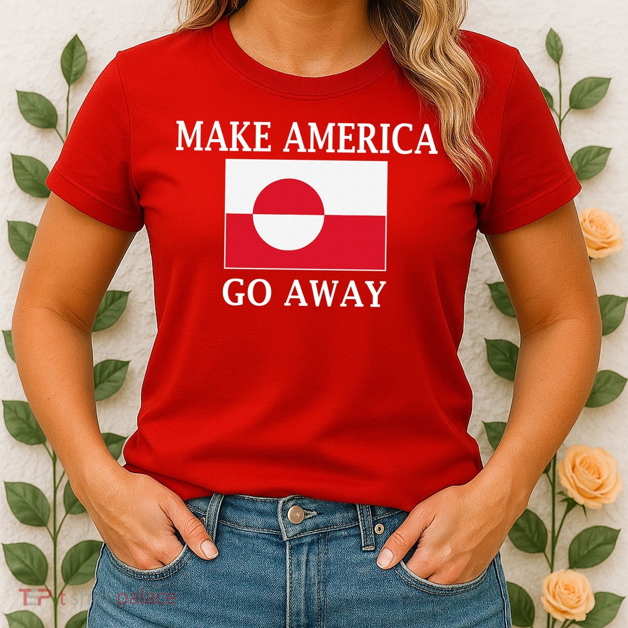 Make America Go Away MAGA Greenland Women's T-Shirt