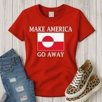 Make America Go Away MAGA Greenland Women's T-Shirt thumb 3