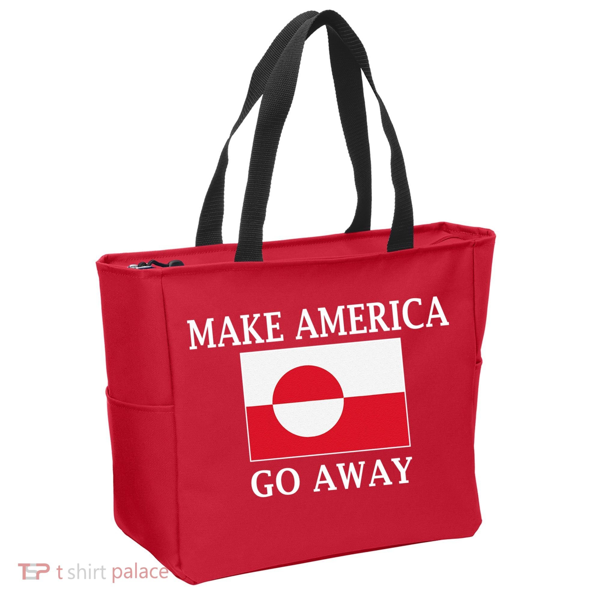 Make America Go Away MAGA Greenland Tote Bag