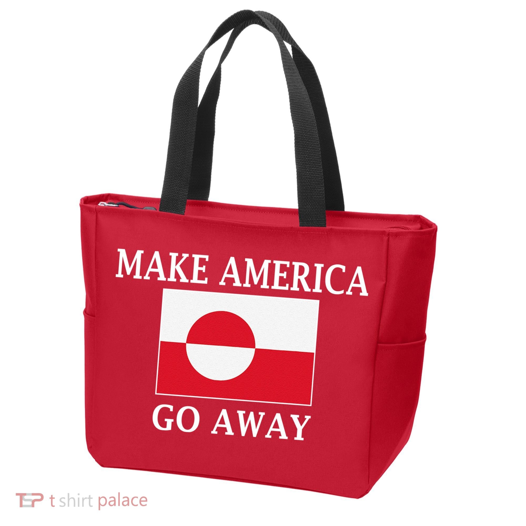 Make America Go Away MAGA Greenland Tote Bag
