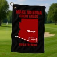 Make Arizona Great Again Asu Golf Towel thumb 1