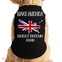 Make America Great Britain Again Funny Uk Us Cool Gift Doggie Tank thumb 0