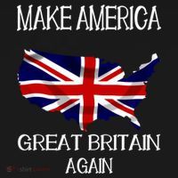 Make America Great Britain Again Funny Uk Us Cool Gift USA-Made Doggie Bandana thumb 2