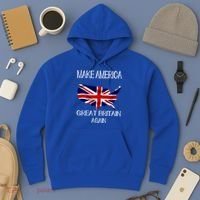 Make America Great Britain Again Funny Uk Us Cool Gift Hoodie thumb 3