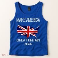 Make America Great Britain Again Funny Uk Us Cool Gift Tank Top thumb 2