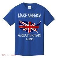 Make America Great Britain Again Funny Uk Us Cool Gift Kids T-Shirt thumb 0
