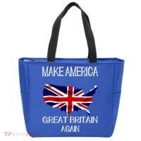 Make America Great Britain Again Funny Uk Us Cool Gift Tote Bag thumb 0