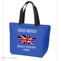 Make America Great Britain Again Funny Uk Us Cool Gift Tote Bag thumb 3