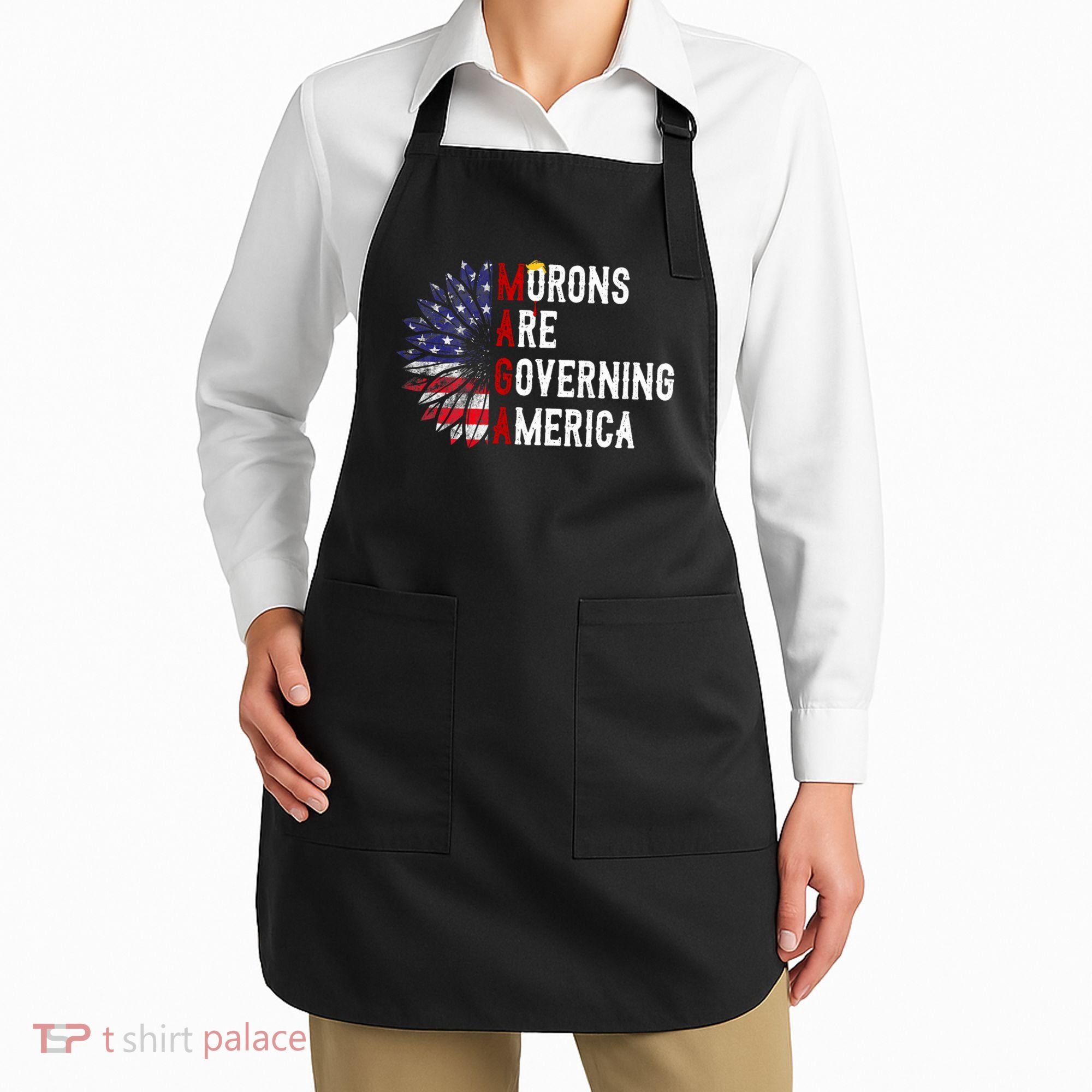 Morons Are Governing America Apron