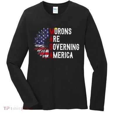 Morons Are Governing America Women's Long Sleeve Shirt