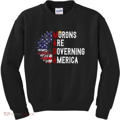 Morons Are Governing America Kids Sweatshirt