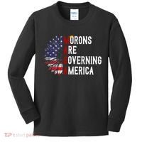 Morons Are Governing America Kids Long Sleeve Shirt thumb 0