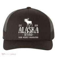 Moose Alaska Gift Mountain Last Frontier Alaska Cute Gift Yupoong Adult 5-Panel Trucker Hat thumb 0