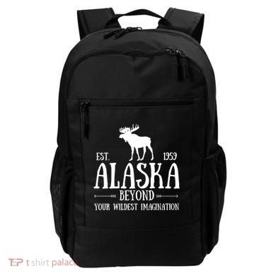 Moose Alaska Gift Mountain Last Frontier Alaska Cute Gift Backpack