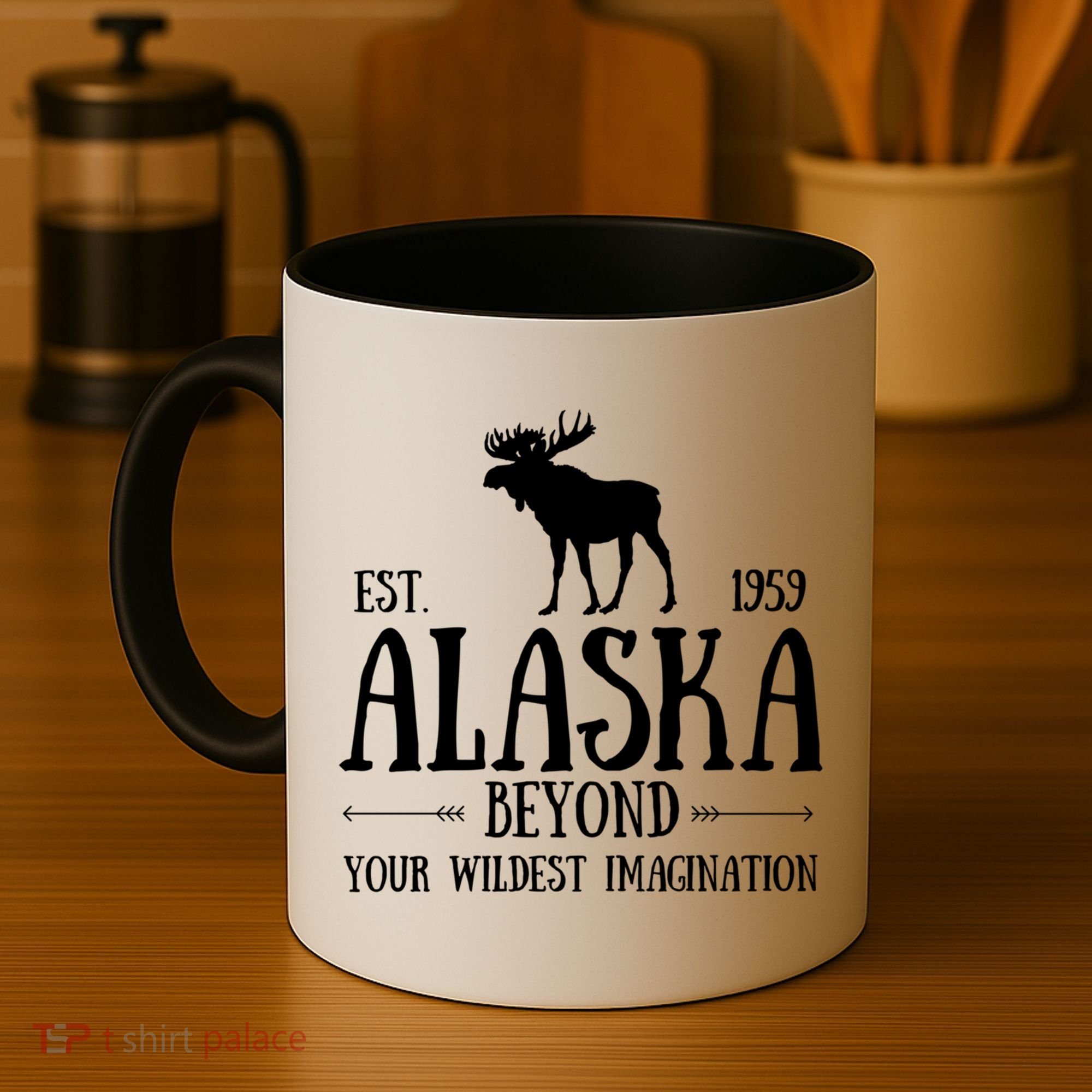 Moose Alaska Gift Mountain Last Frontier Alaska Cute Gift Coffee Mug