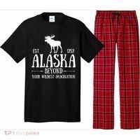 Moose Alaska Gift Mountain Last Frontier Alaska Cute Gift Pajama Set thumb 0