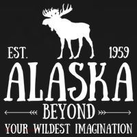 Moose Alaska Gift Mountain Last Frontier Alaska Cute Gift Women's Perfect Tri Tunic Long Sleeve Shirt thumb 2