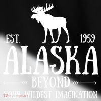 Moose Alaska Gift Mountain Last Frontier Alaska Cute Gift Toddler Fine Jersey T-Shirt thumb 2