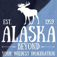 Moose Alaska Gift Mountain Last Frontier Alaska Cute Gift Raglan Baseball Sleeve Shirt thumb 2