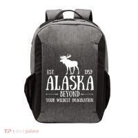 Moose Alaska Gift Mountain Last Frontier Alaska Cute Gift Vector Backpack thumb 0