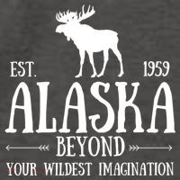 Moose Alaska Gift Mountain Last Frontier Alaska Cute Gift Vector Backpack thumb 2