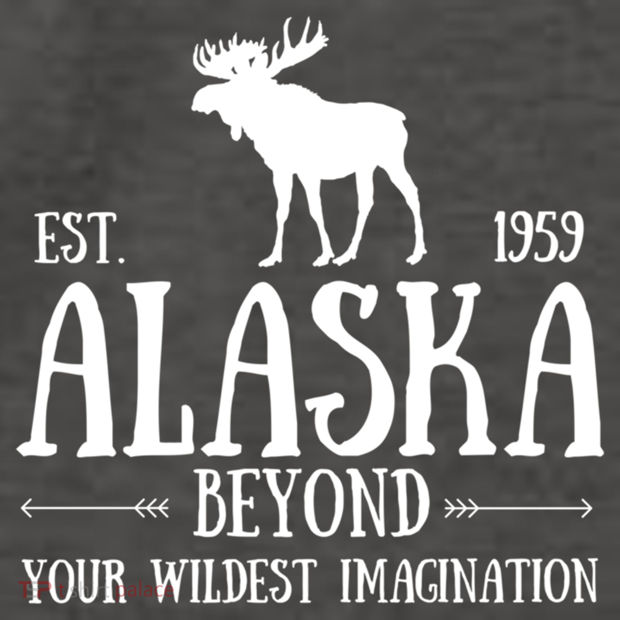 Moose Alaska Gift Mountain Last Frontier Alaska Cute Gift Vector Backpack
