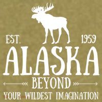 Moose Alaska Gift Mountain Last Frontier Alaska Cute Gift Garment-Dyed Women's Muscle Tee thumb 6