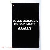 Make America Great Again, Again! Trump Rally #SaveAmerica Golf Towel thumb 0