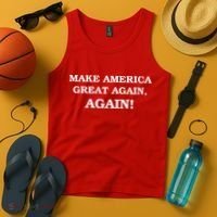 Make America Great Again, Again! Trump Rally #SaveAmerica Tank Top thumb 4
