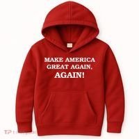 Make America Great Again, Again! Trump Rally #SaveAmerica Kids Hoodie thumb 0