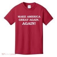 Make America Great Again, Again! Trump Rally #SaveAmerica Kids T-Shirt thumb 0