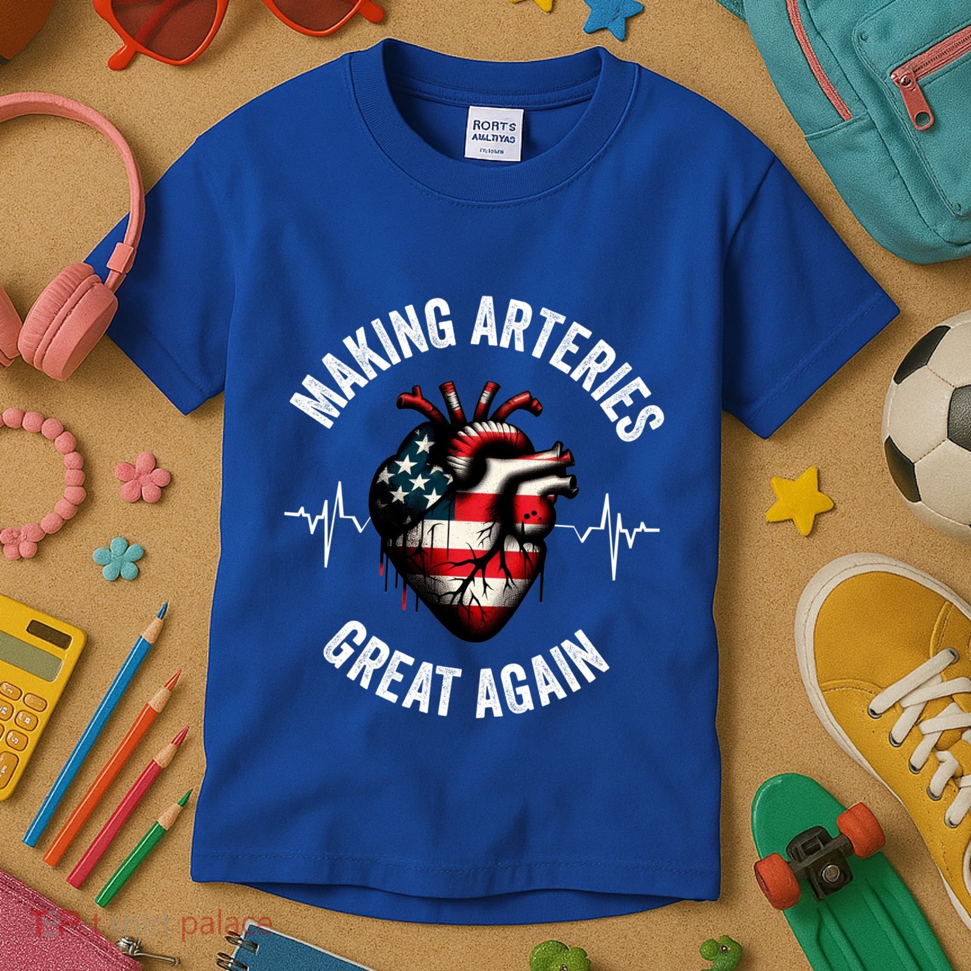 Making Arteries Great Again Meaningful Gift Kids T-Shirt