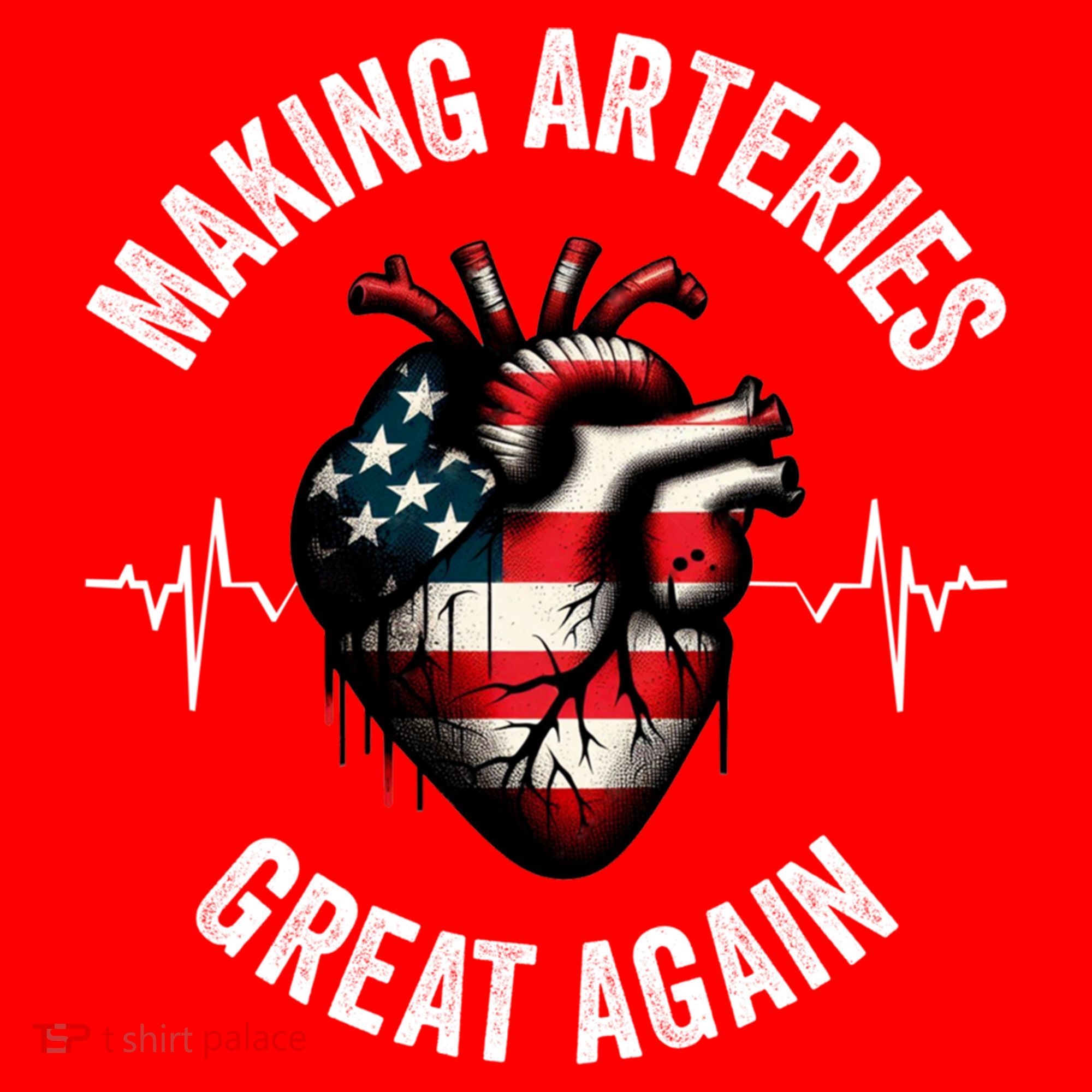 Making Arteries Great Again Meaningful Gift Santa Hat
