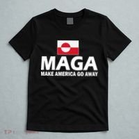 Make America Go Away MAGA Anti Trump Greenland Flag T-Shirt thumb 5