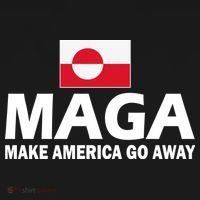 Make America Go Away MAGA Anti Trump Greenland Flag Women's Tank Top thumb 5