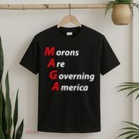 Morons Are Governing America Anti Trump Political T-Shirt thumb 2