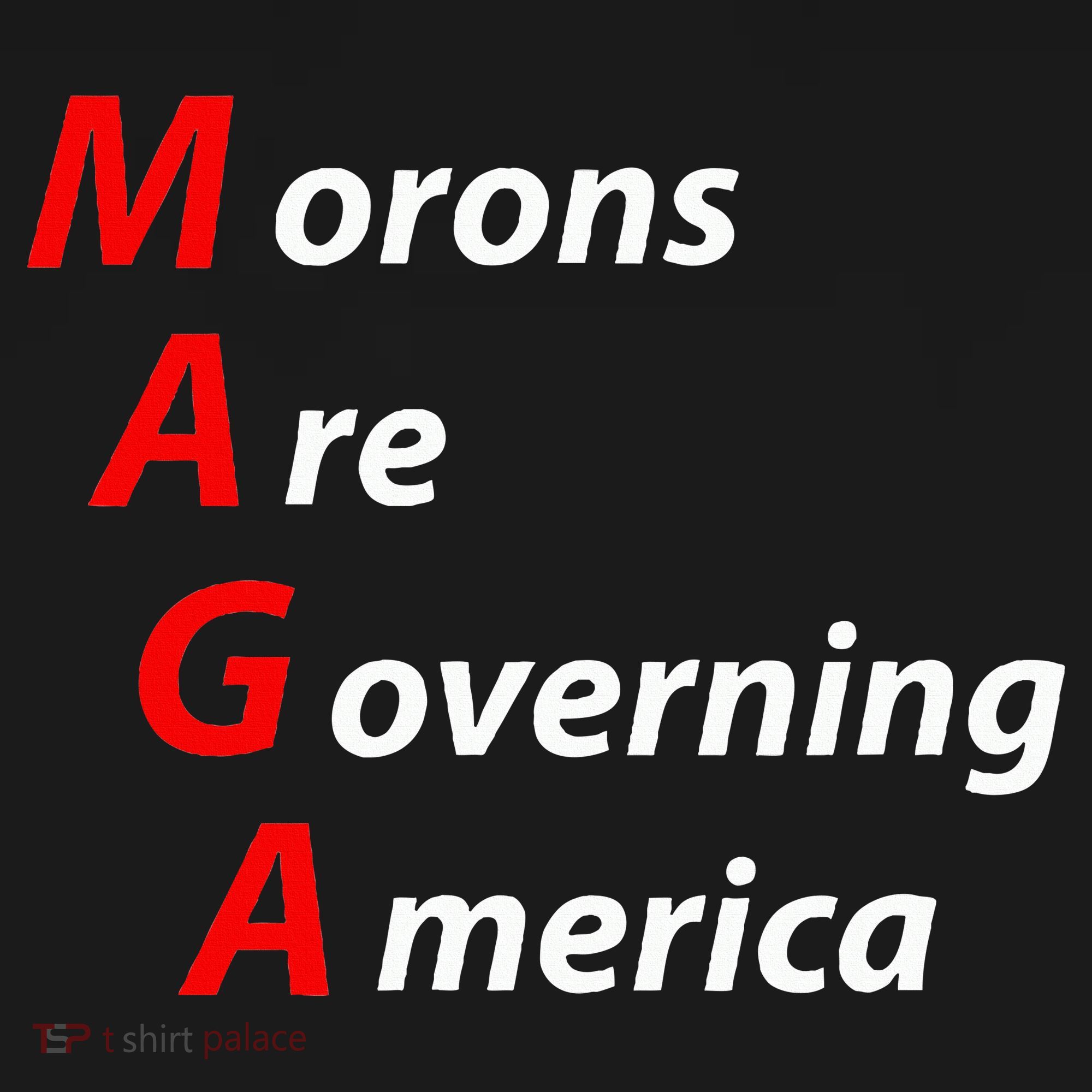 Morons Are Governing America Anti Trump Political Women's Tank Top