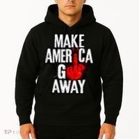 Make America Go Away Greenland Canada Hoodie thumb 2