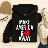 Make America Go Away Greenland Canada Hoodie thumb 4