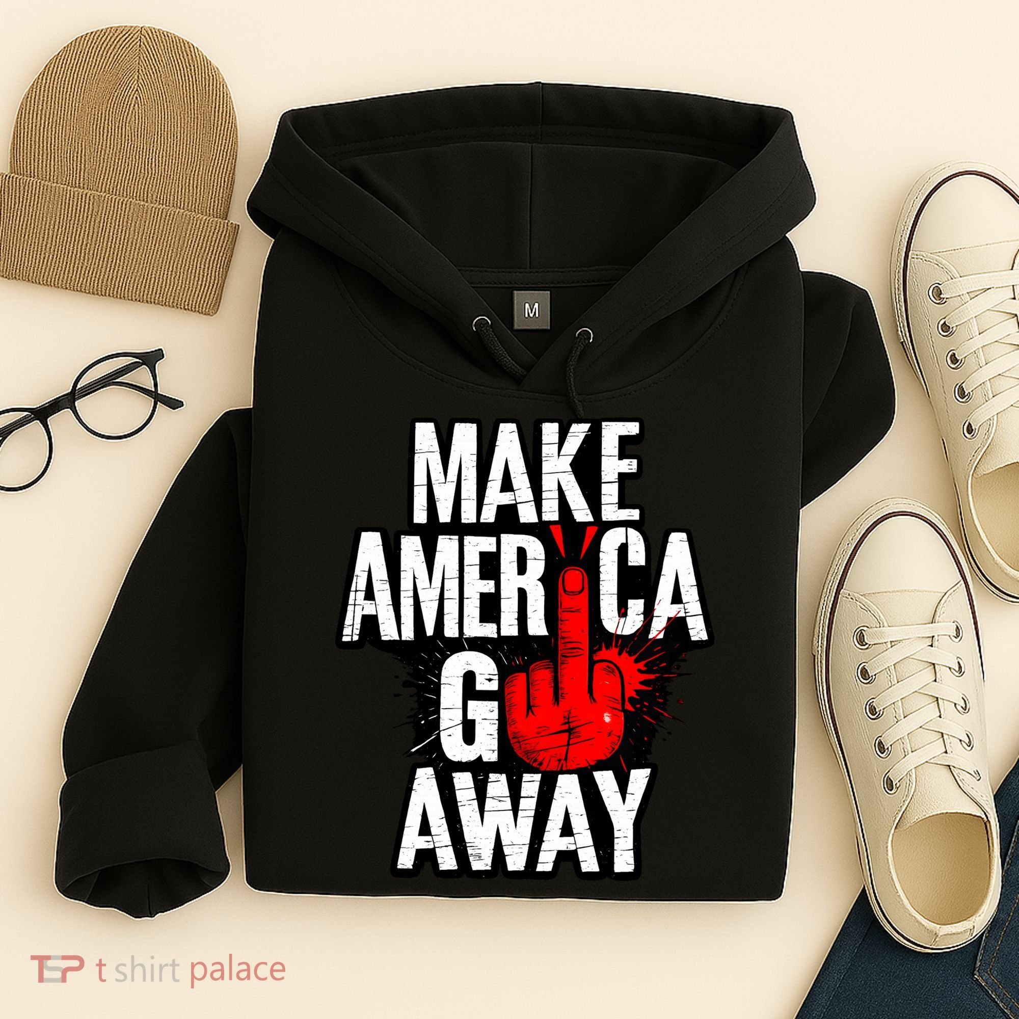 Make America Go Away Greenland Canada Hoodie