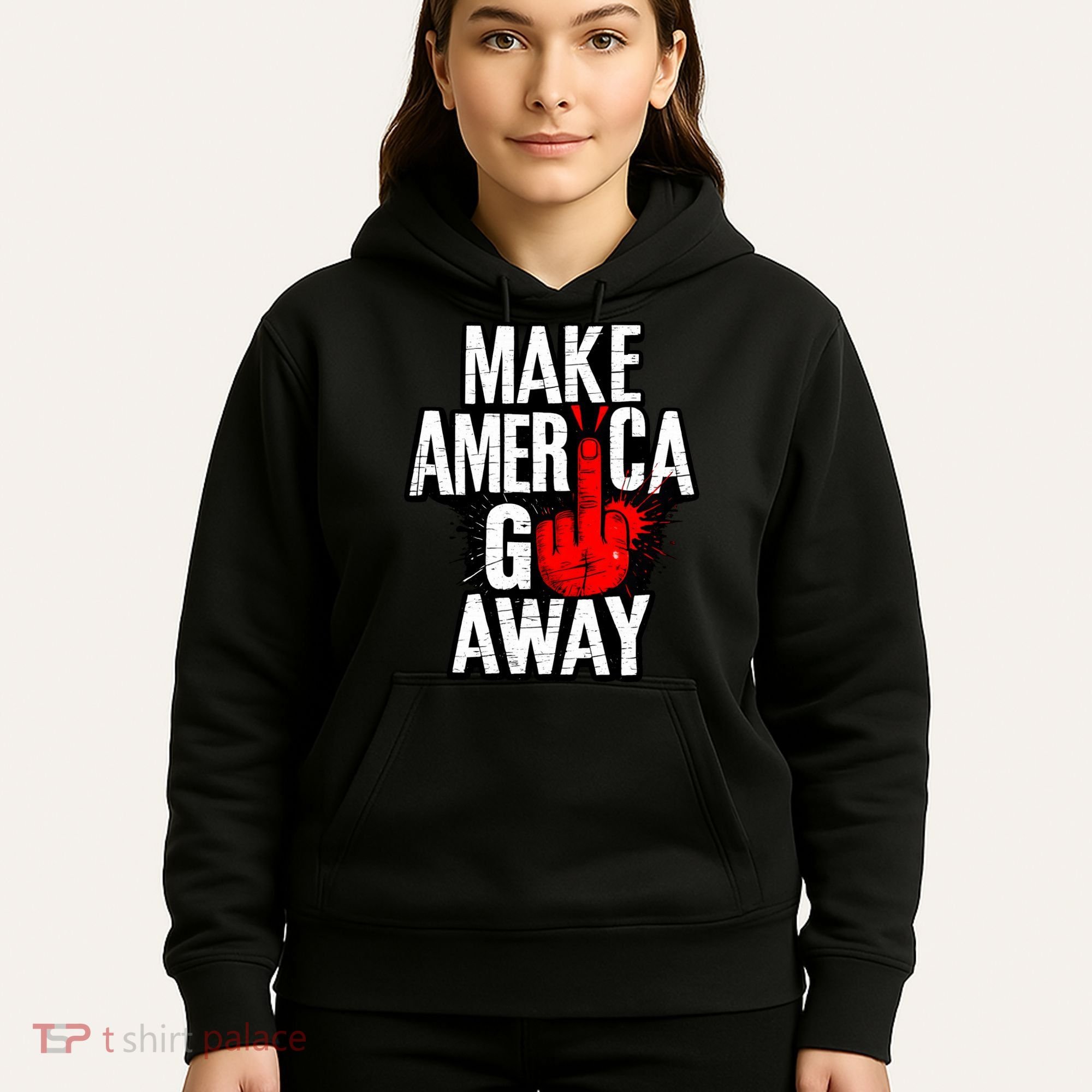 Make America Go Away Greenland Canada Hoodie